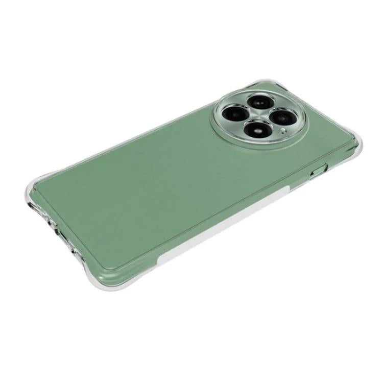 For OnePlus 13 WANLONFENG Transparent Four-Corner Shockproof TPU Phone Case with Screen Film - Transparent
