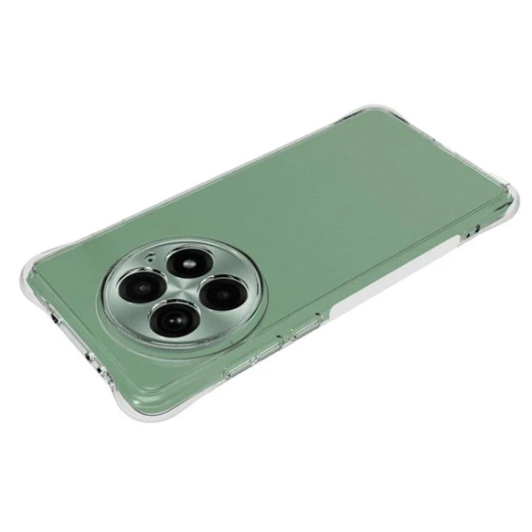 For OnePlus 13 WANLONFENG Transparent Four-Corner Shockproof TPU Phone Case with Screen Film - Transparent