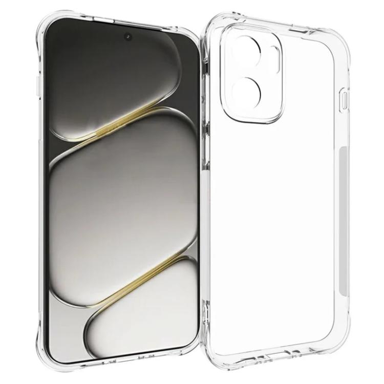 For OnePlus Ace 6 Ultra 5G WANLONFENG Transparent Four-Corner Shockproof TPU Phone Case with Screen Film - Transparent