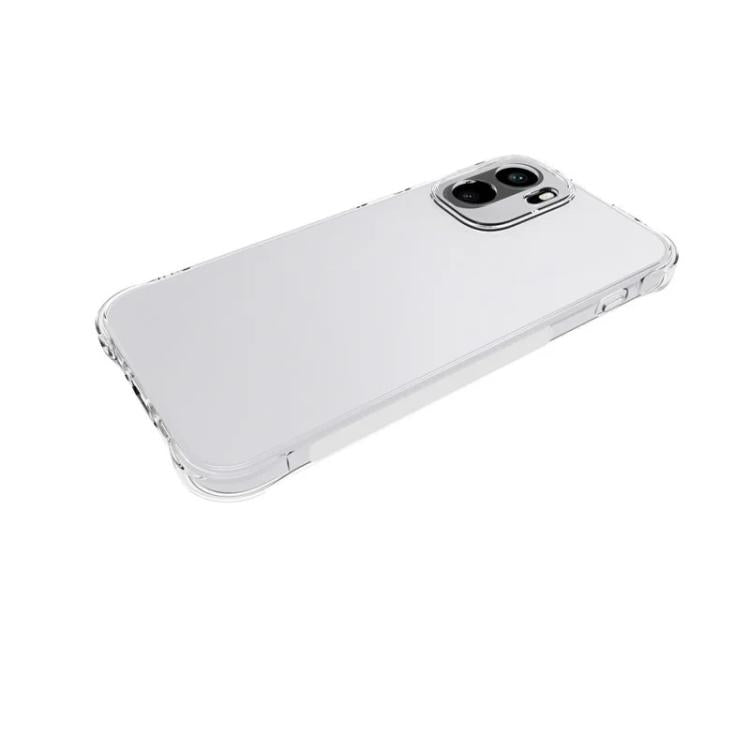 For OnePlus Ace 6 Ultra 5G WANLONFENG Transparent Four-Corner Shockproof TPU Phone Case with Screen Film - Transparent