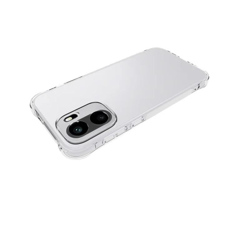 For OnePlus Ace 6 Ultra 5G WANLONFENG Transparent Four-Corner Shockproof TPU Phone Case with Screen Film - Transparent