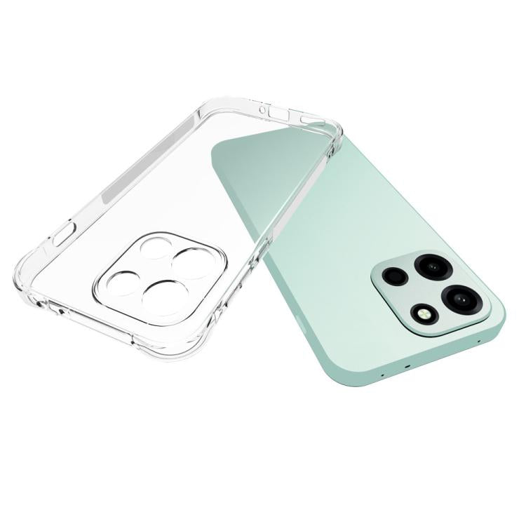 For OnePlus Nord 6 5G WANLONFENG Transparent Four-Corner Shockproof TPU Phone Case with Screen Film - Transparent