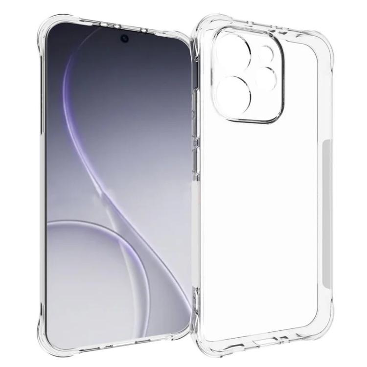For OPPO Reno15 Pro 5G Global WANLONFENG Transparent Four-Corner Shockproof TPU Phone Case with Screen Film - Transparent