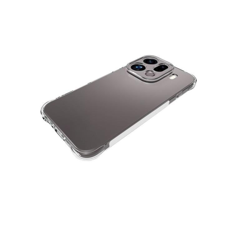For OPPO Find X9 Pro 5G WANLONFENG Transparent Four-Corner Shockproof TPU Phone Case with Screen Film - Transparent