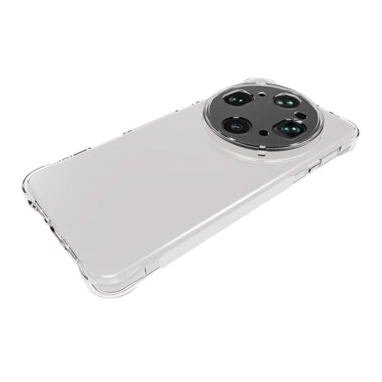 For OPPO Find X9 Ultra 5G WANLONFENG Transparent Four-Corner Shockproof TPU Phone Case with Screen Film - Transparent