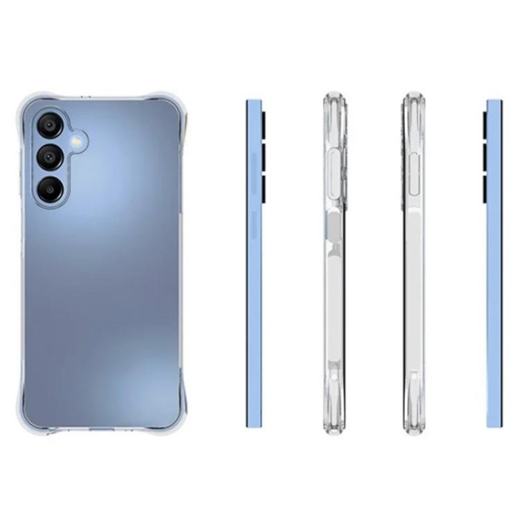 For Galaxy A16 4G / 5G WANLONFENG Transparent Four-Corner Shockproof TPU Phone Case with Screen Film - Transparent