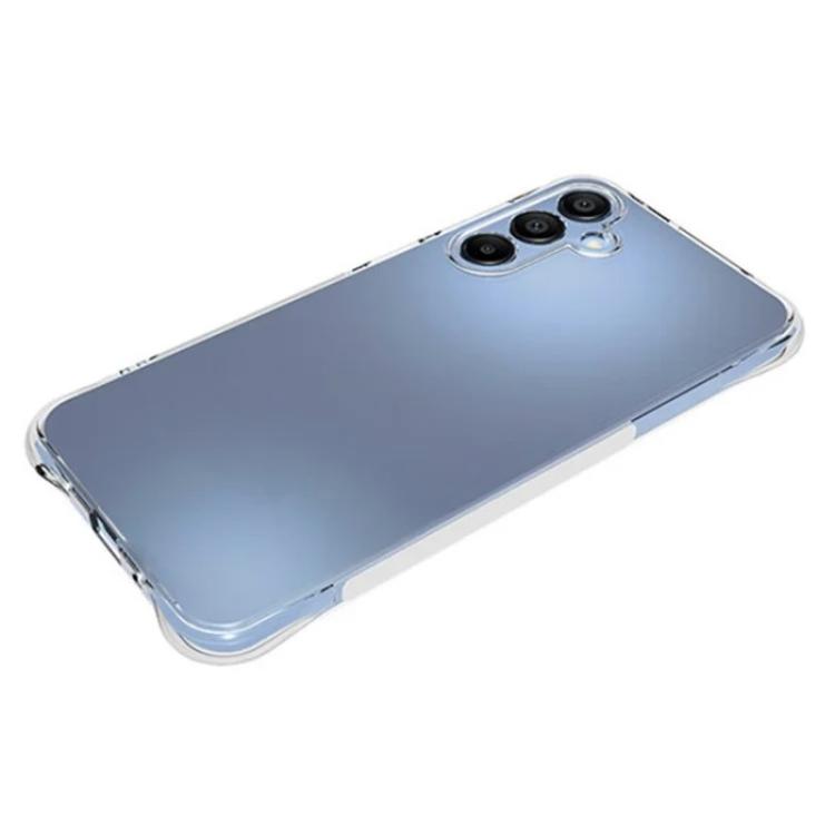 For Galaxy A16 4G / 5G WANLONFENG Transparent Four-Corner Shockproof TPU Phone Case with Screen Film - Transparent