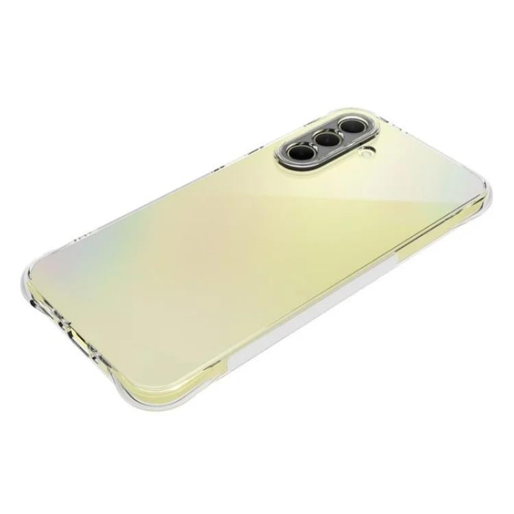 For Galaxy A56 5G WANLONFENG Transparent Four-Corner Shockproof TPU Phone Case with Screen Film - Transparent