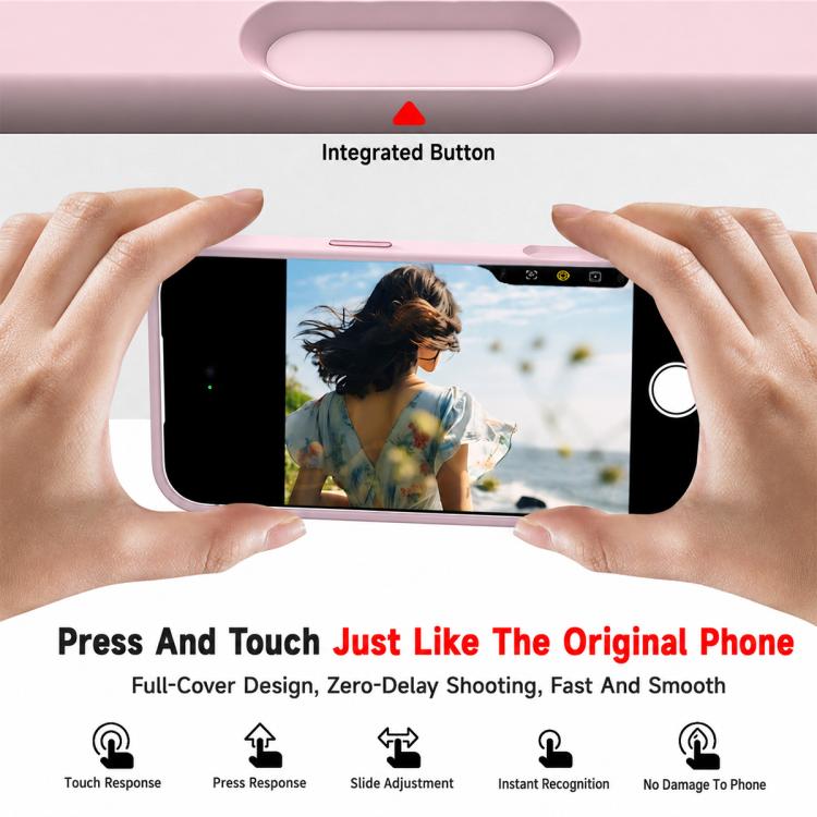 For iPhone Air Colorful Skin-Friendly Metal Lens Frame Magnetic Phone Case