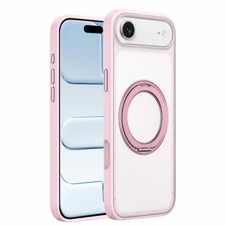 For iPhone Air Colorful Skin-Friendly Magnetic Rotating Holder Phone Case