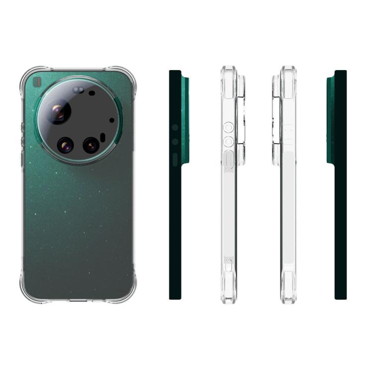 For Xiaomi 17 Ultra 5G WANLONFENG Transparent Four-Corner Shockproof TPU Phone Case with Screen Film - Transparent