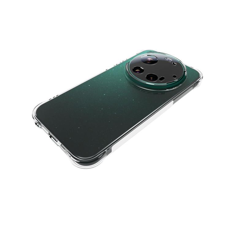 For Xiaomi 17 Ultra 5G WANLONFENG Transparent Four-Corner Shockproof TPU Phone Case with Screen Film - Transparent