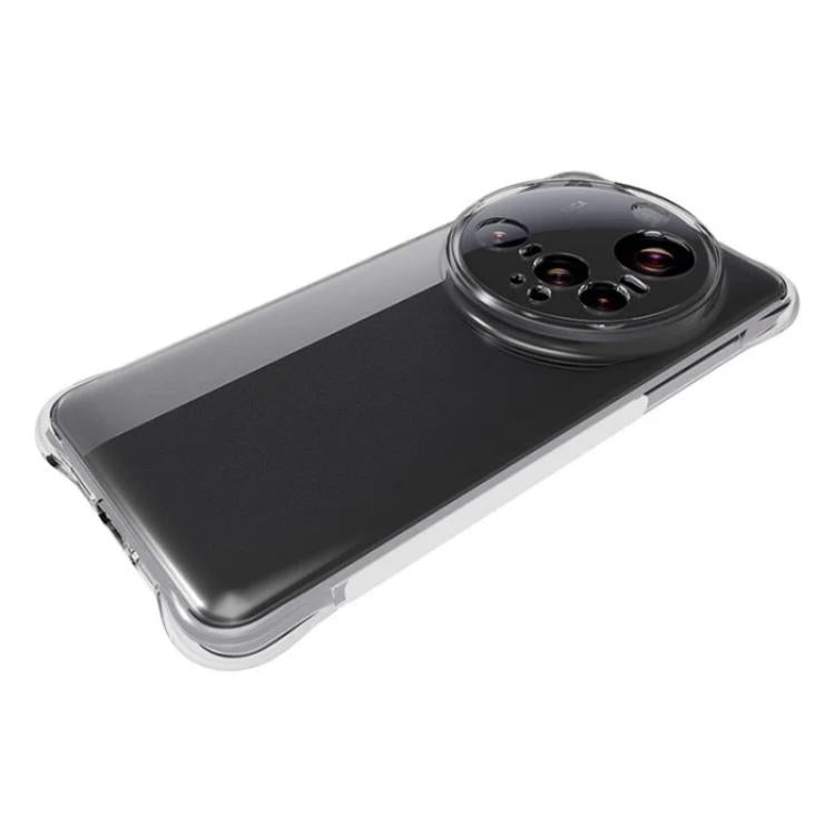 For Xiaomi 15 Ultra WANLONFENG Transparent Four-Corner Shockproof TPU Phone Case with Screen Film - Transparent