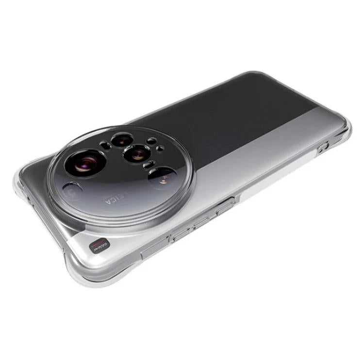 For Xiaomi 15 Ultra WANLONFENG Transparent Four-Corner Shockproof TPU Phone Case with Screen Film - Transparent