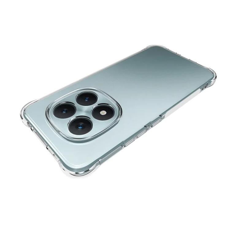 For Xiaomi Poco M8 Pro 5G WANLONFENG Transparent Four-Corner Shockproof TPU Phone Case with Screen Film - Transparent