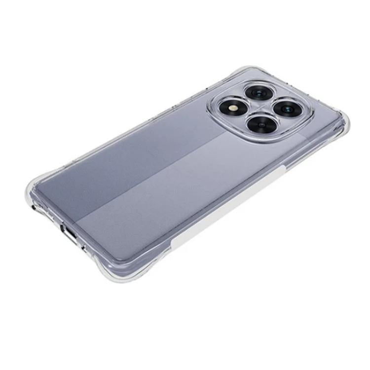 For Xiaomi Poco X7 5G WANLONFENG Transparent Four-Corner Shockproof TPU Phone Case with Screen Film - Transparent