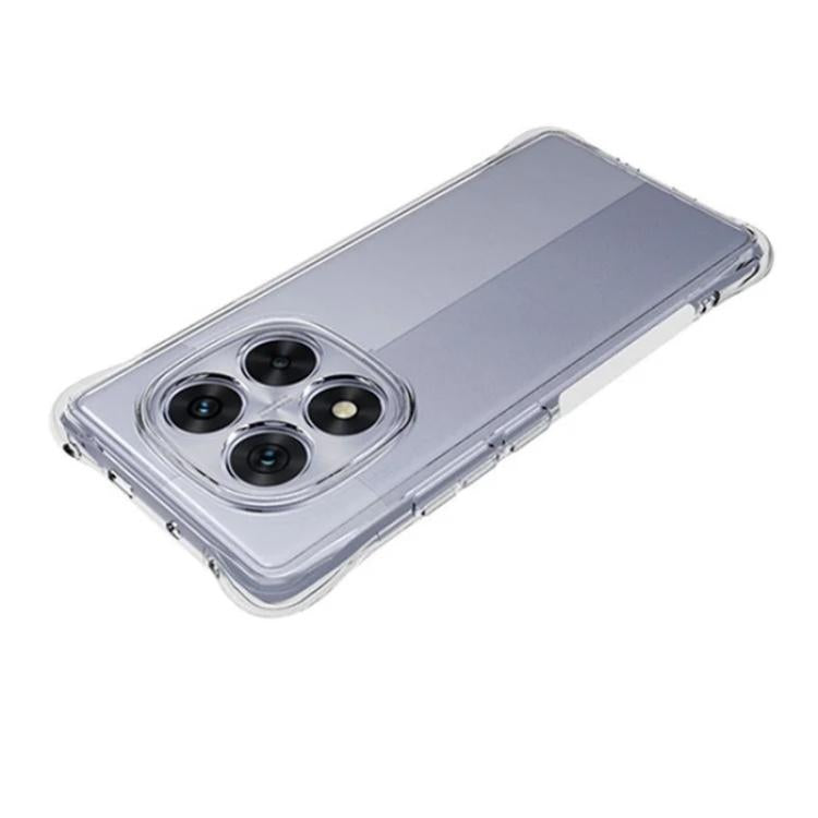 For Xiaomi Poco X7 5G WANLONFENG Transparent Four-Corner Shockproof TPU Phone Case with Screen Film - Transparent