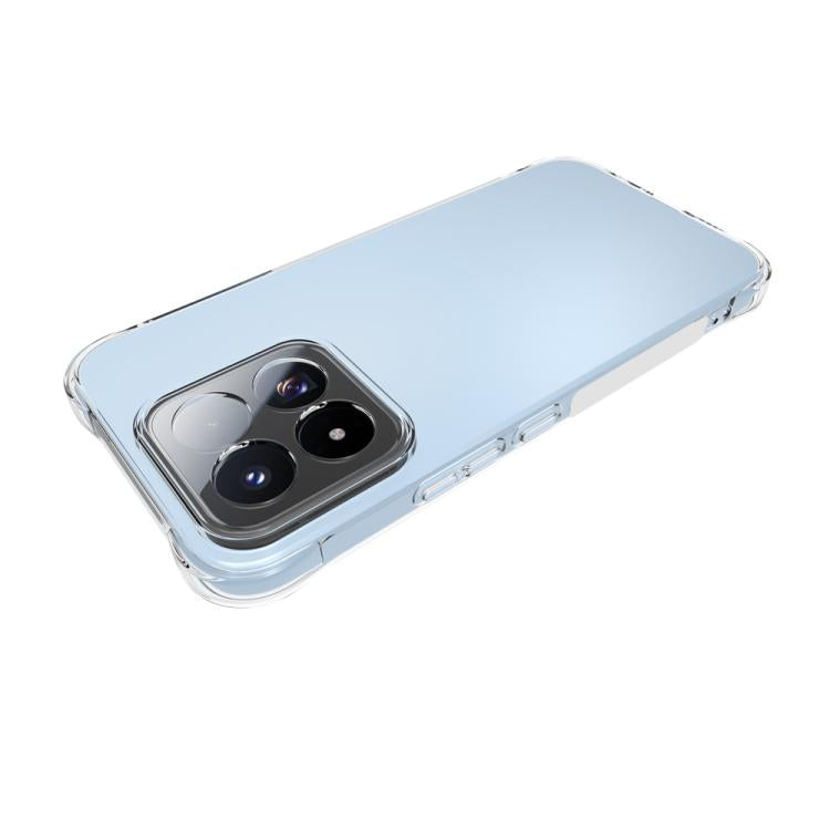For Xiaomi 17 Max 5G WANLONFENG Transparent Four-Corner Shockproof TPU Phone Case with Screen Film - Transparent