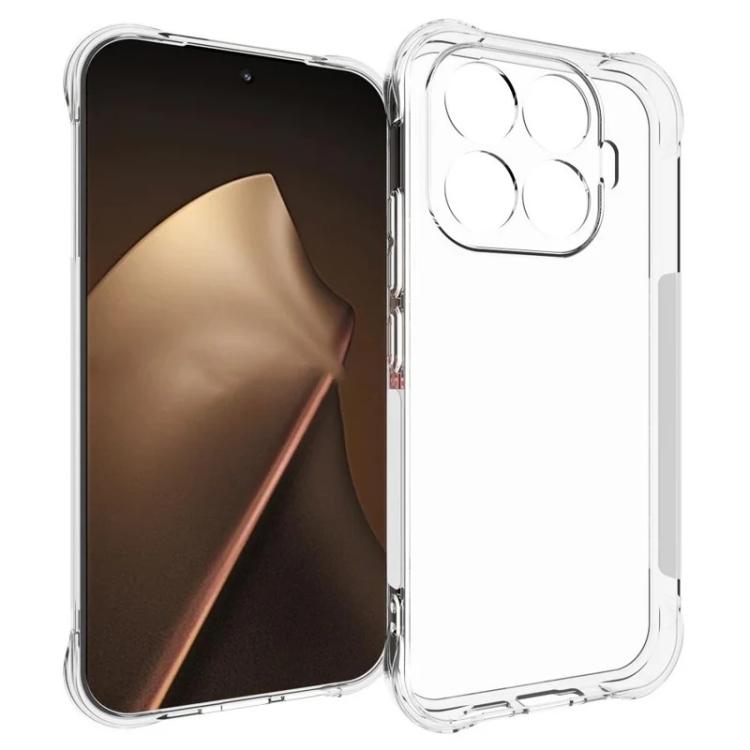 For Xiaomi 17T 5G WANLONFENG Transparent Four-Corner Shockproof TPU Phone Case with Screen Film - Transparent