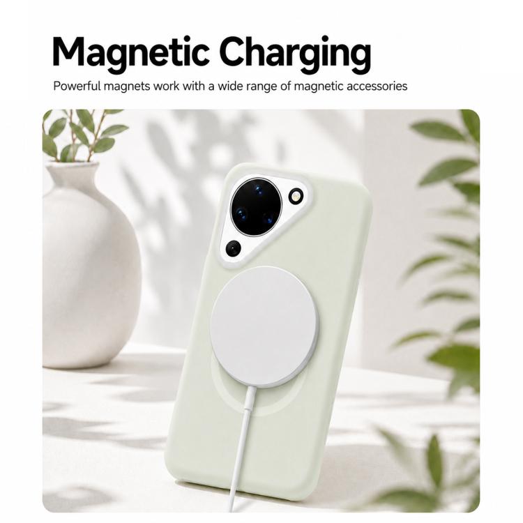 For Huawei Pura 90 5G Jelly Liquid Silicone MagSafe Magnetic Phone Case