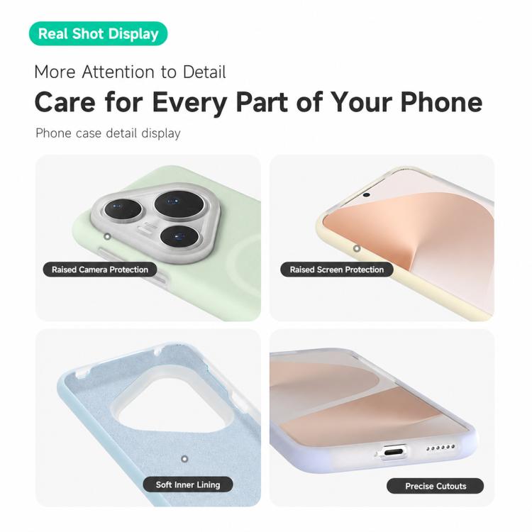 For Huawei Pura 80 Pro 5G Jelly Liquid Silicone MagSafe Magnetic Phone Case