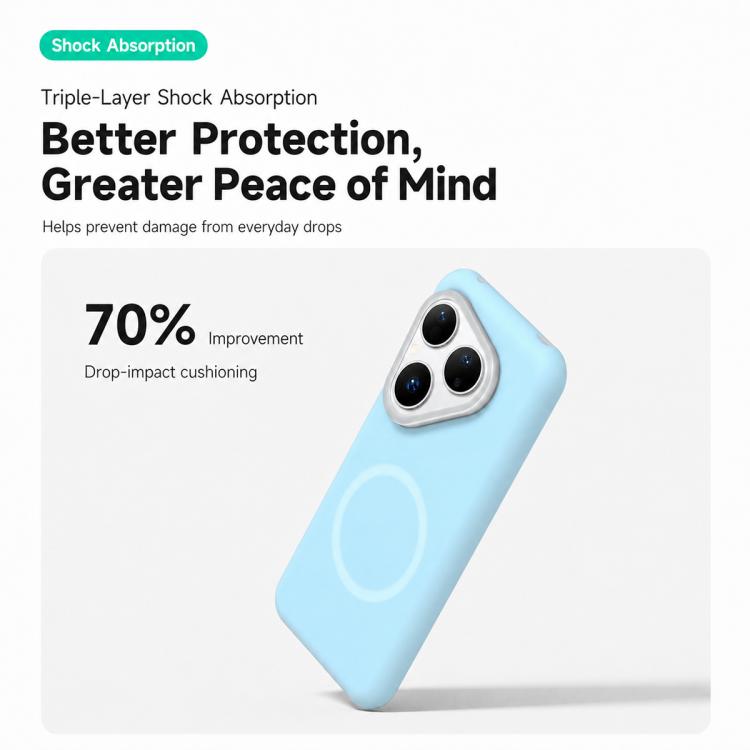 For Huawei Pura 80 5G Jelly Liquid Silicone MagSafe Magnetic Phone Case
