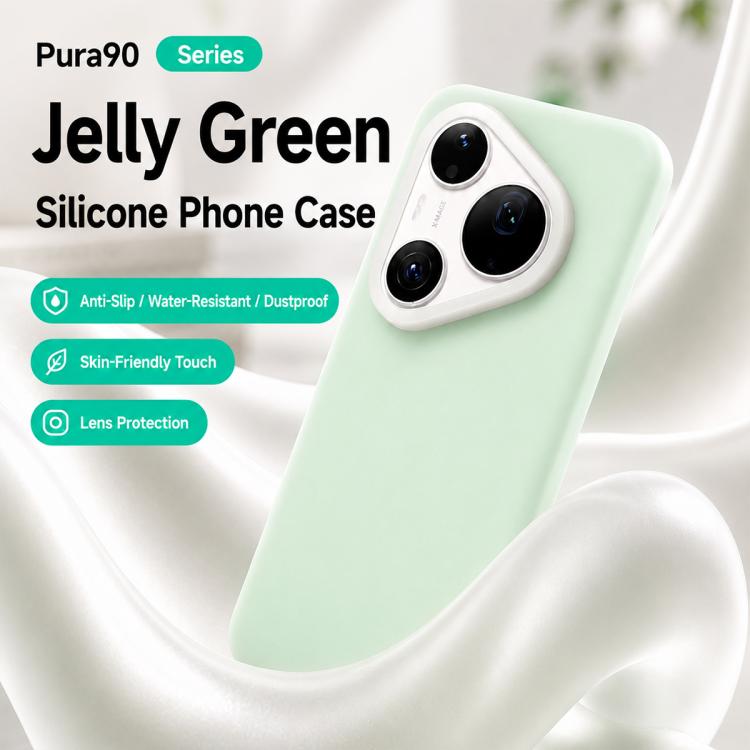 For Huawei Pura 90 Pro 5G Jelly Liquid Silicone Phone Case