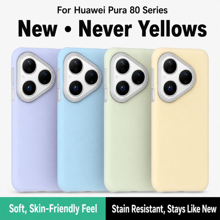 For Huawei Pura 80 5G Jelly Liquid Silicone Phone Case