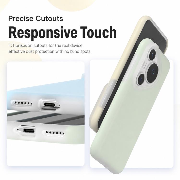For Huawei Pura 70 Jelly Liquid Silicone Phone Case