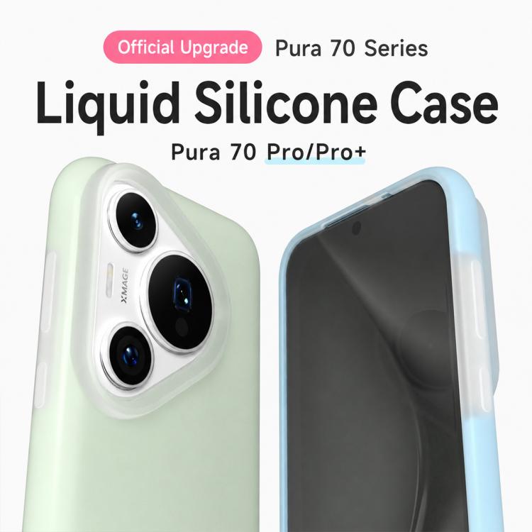 For Huawei Pura 70 Jelly Liquid Silicone Phone Case