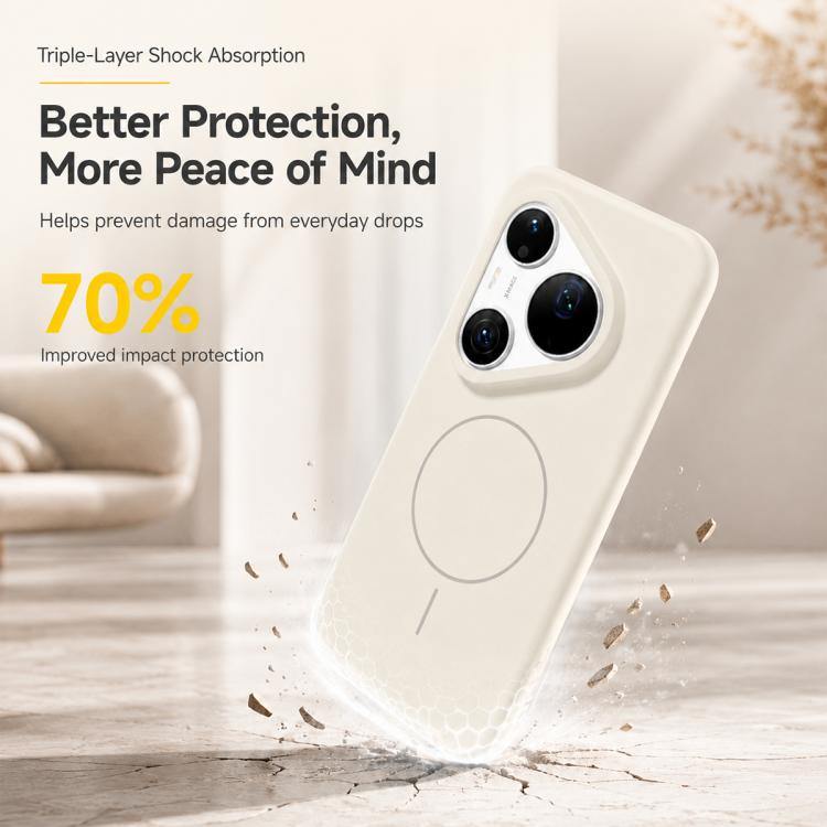 For Huawei Pura 90 Pro Max 5G Liquid Silicone Infinite Magnetic Phone Case