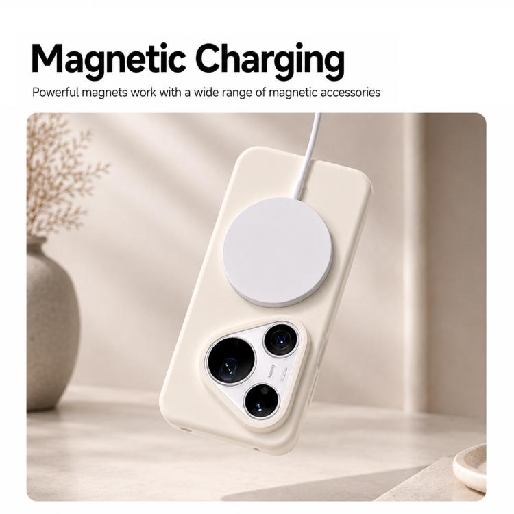 For Huawei Pura 90 Pro Max 5G Liquid Silicone Infinite Magnetic Phone Case