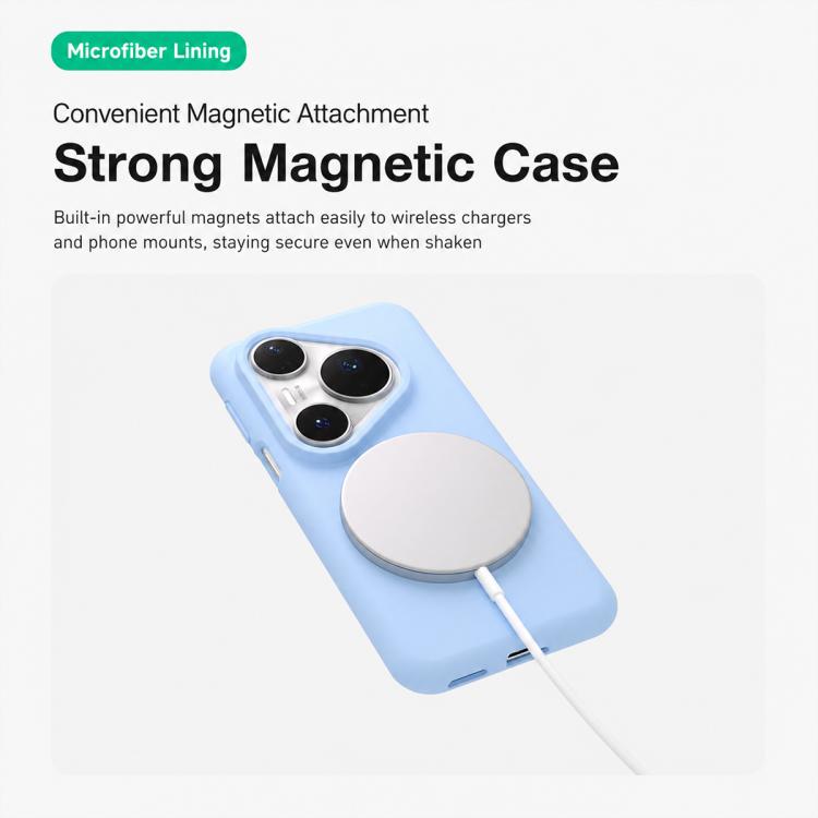 For Huawei Pura 80 Pro 5G Liquid Silicone Infinite Magnetic Phone Case
