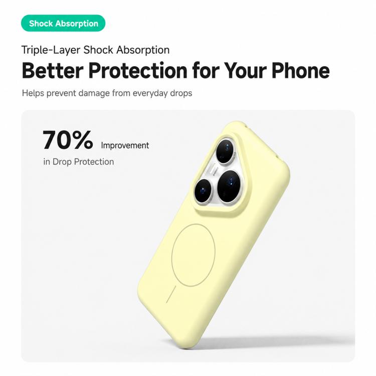 For Huawei Pura 80 Pro 5G Liquid Silicone Infinite Magnetic Phone Case