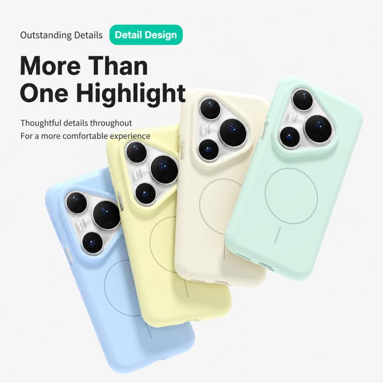 For Huawei Pura 80 Pro 5G Liquid Silicone Infinite Magnetic Phone Case