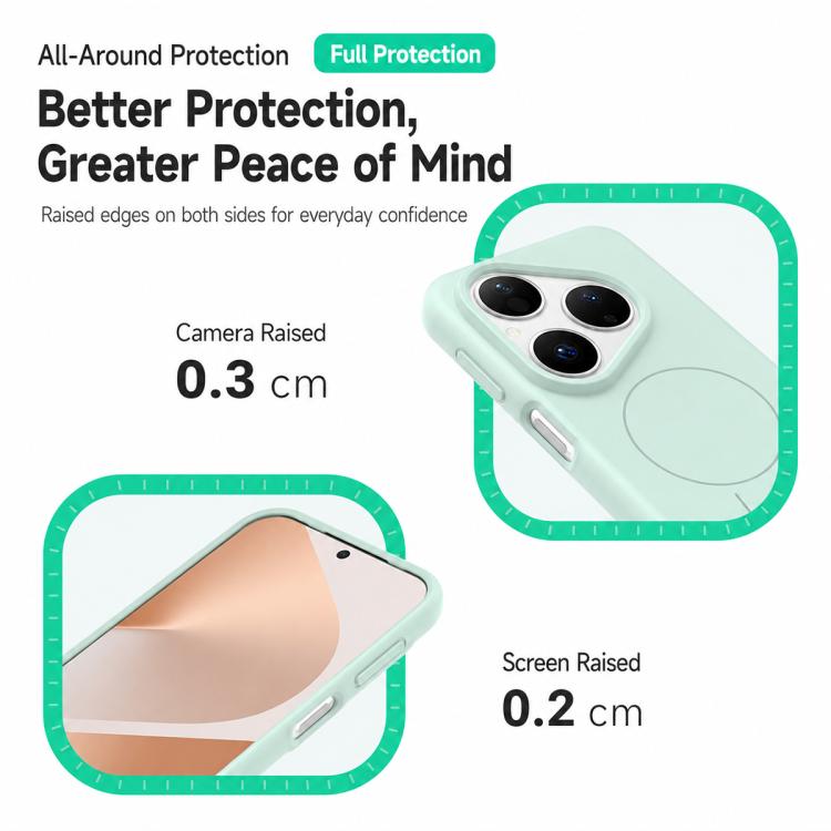 For Huawei Pura 80 5G Liquid Silicone Infinite Magnetic Phone Case