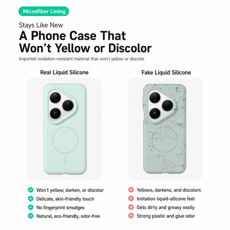 For Huawei Pura 80 5G Liquid Silicone Infinite Magnetic Phone Case