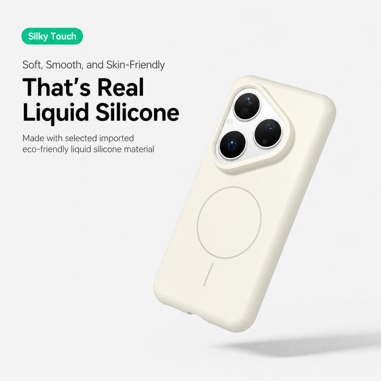 For Huawei Pura 80 5G Liquid Silicone Infinite Magnetic Phone Case