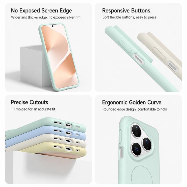 For Huawei Pura 80 5G Liquid Silicone Infinite Magnetic Phone Case