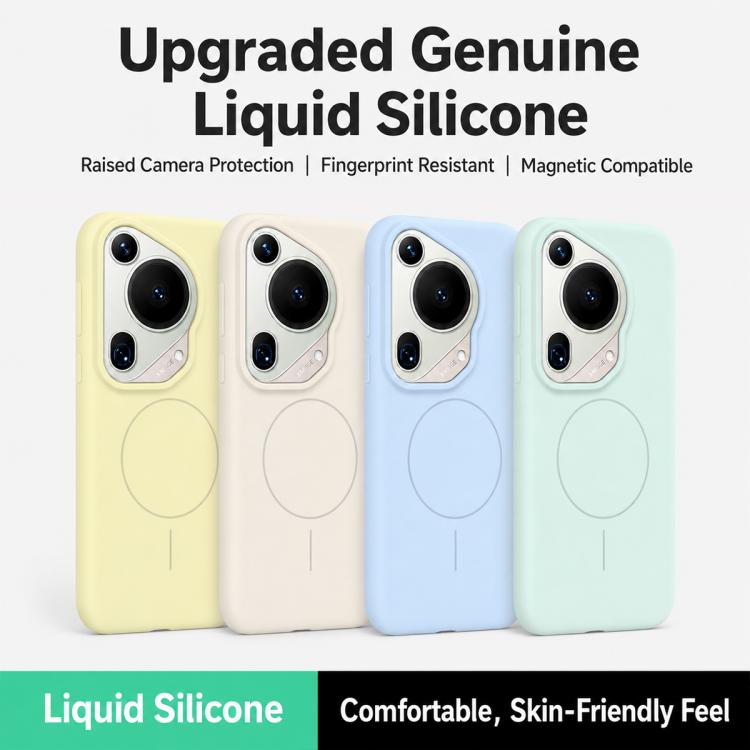 For Huawei Pura 70 Ultra Liquid Silicone Infinite Magnetic Phone Case