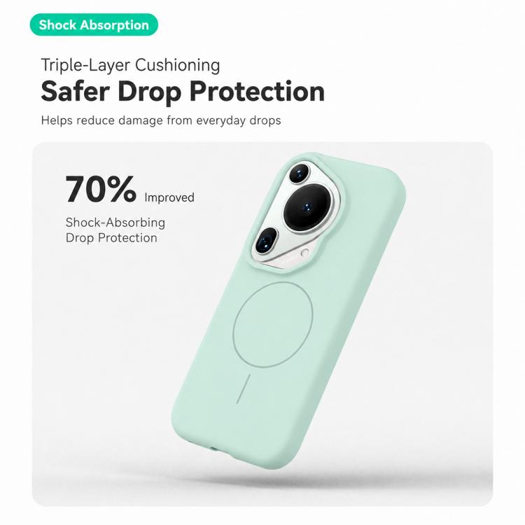 For Huawei Pura 70 Ultra Liquid Silicone Infinite Magnetic Phone Case