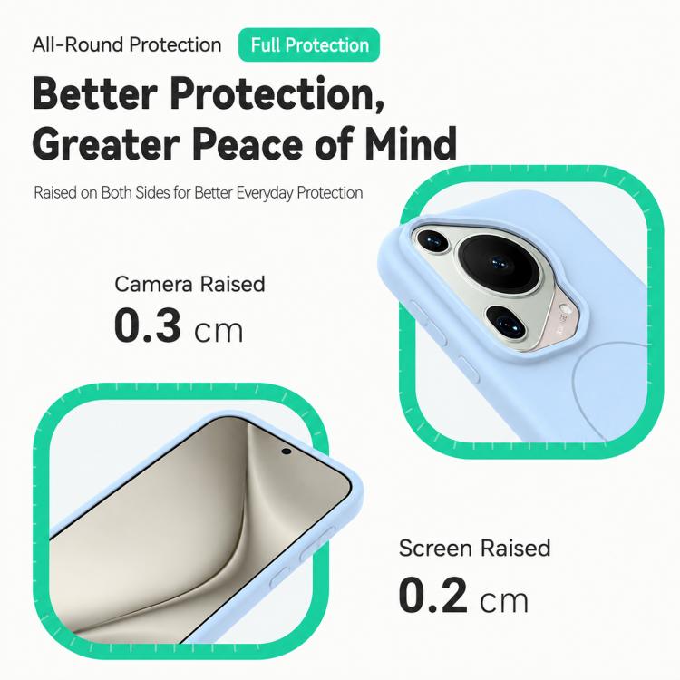 For Huawei Pura 70 Ultra Liquid Silicone Infinite Magnetic Phone Case
