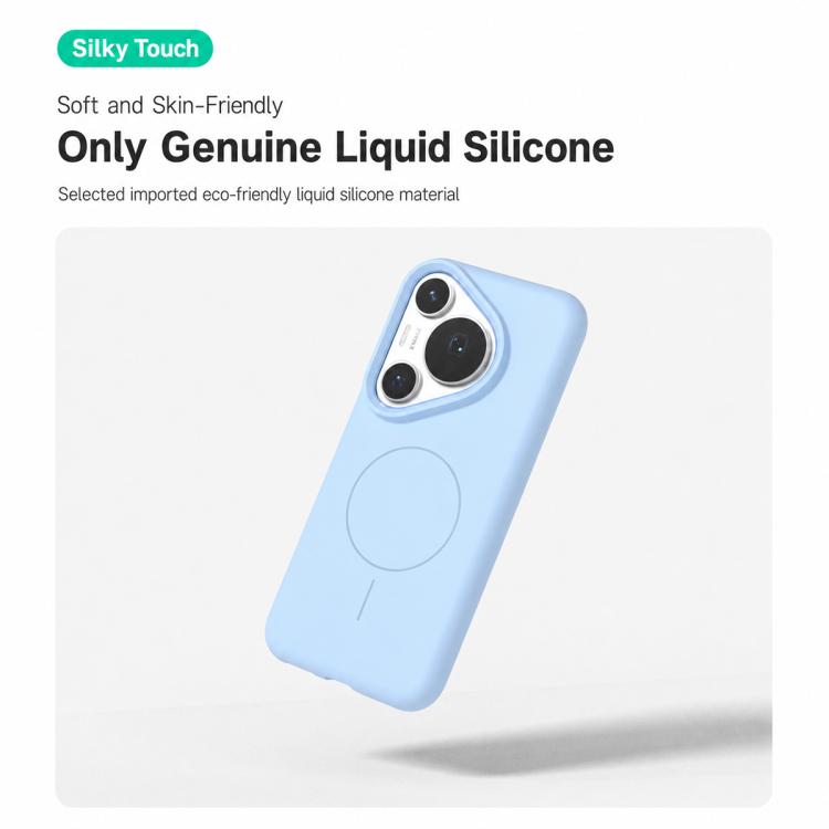 For Huawei Pura 70 Liquid Silicone Infinite Magnetic Phone Case