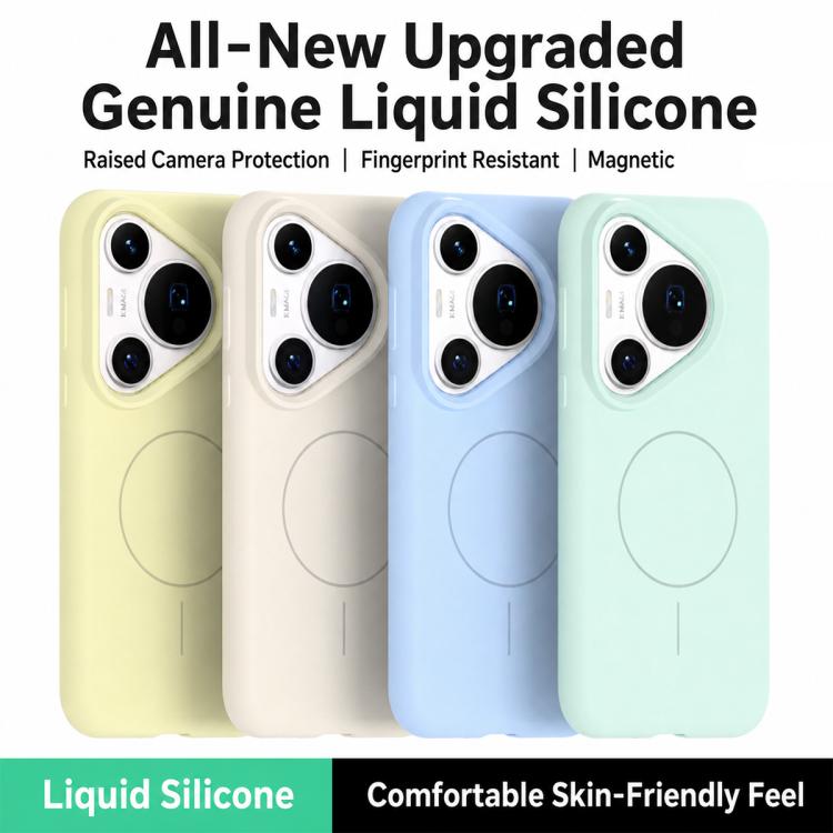 For Huawei Pura 70 Liquid Silicone Infinite Magnetic Phone Case