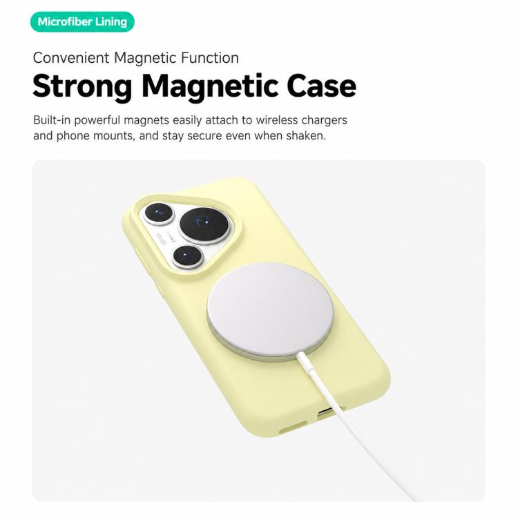 For Huawei Pura 70 Liquid Silicone Infinite Magnetic Phone Case