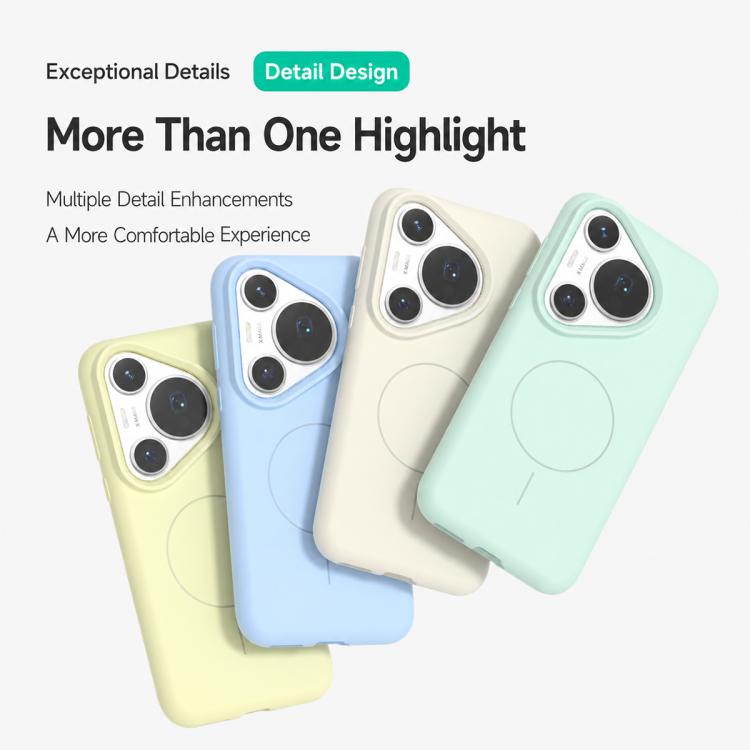 For Huawei Pura 70 Liquid Silicone Infinite Magnetic Phone Case