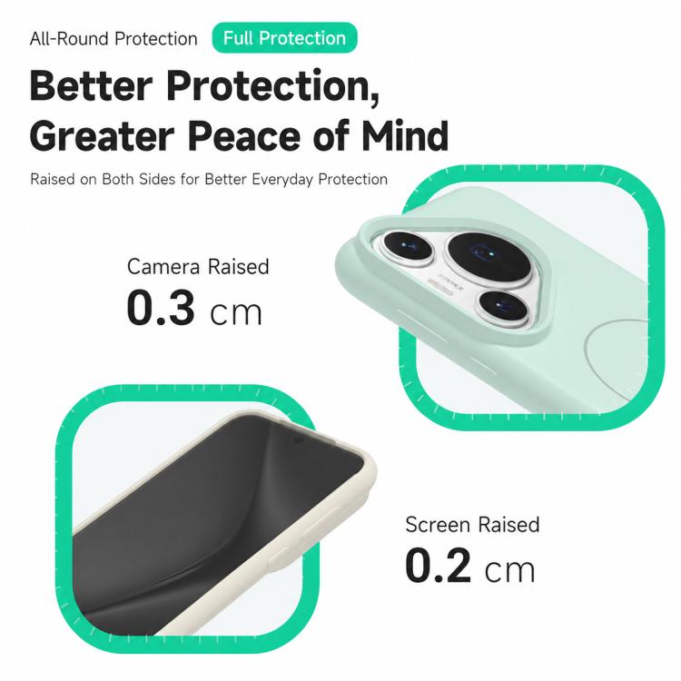 For Huawei Pura 70 Liquid Silicone Infinite Magnetic Phone Case