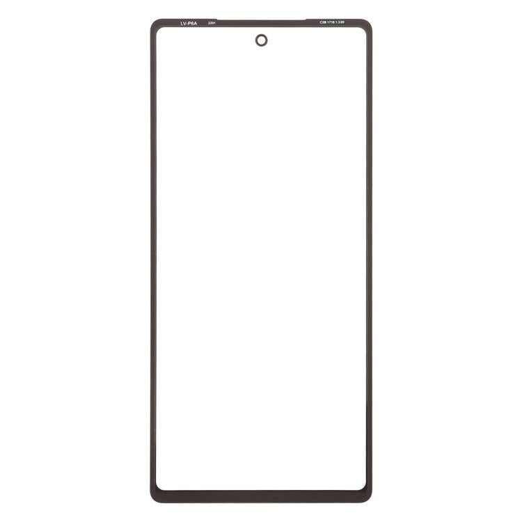 For Google Pixel 6a 5pcs Front Screen Outer Glass Lens with OCA Optically Clear Adhesive