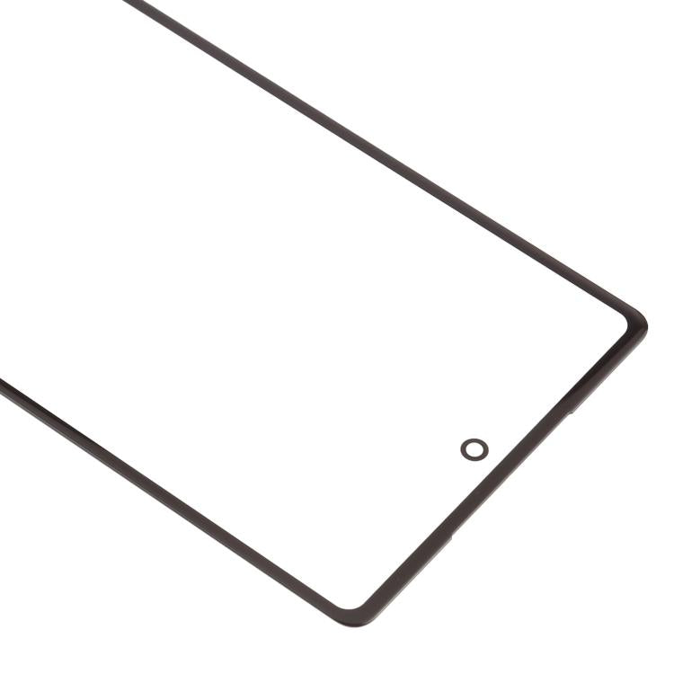 For Google Pixel 6a 5pcs Front Screen Outer Glass Lens with OCA Optically Clear Adhesive