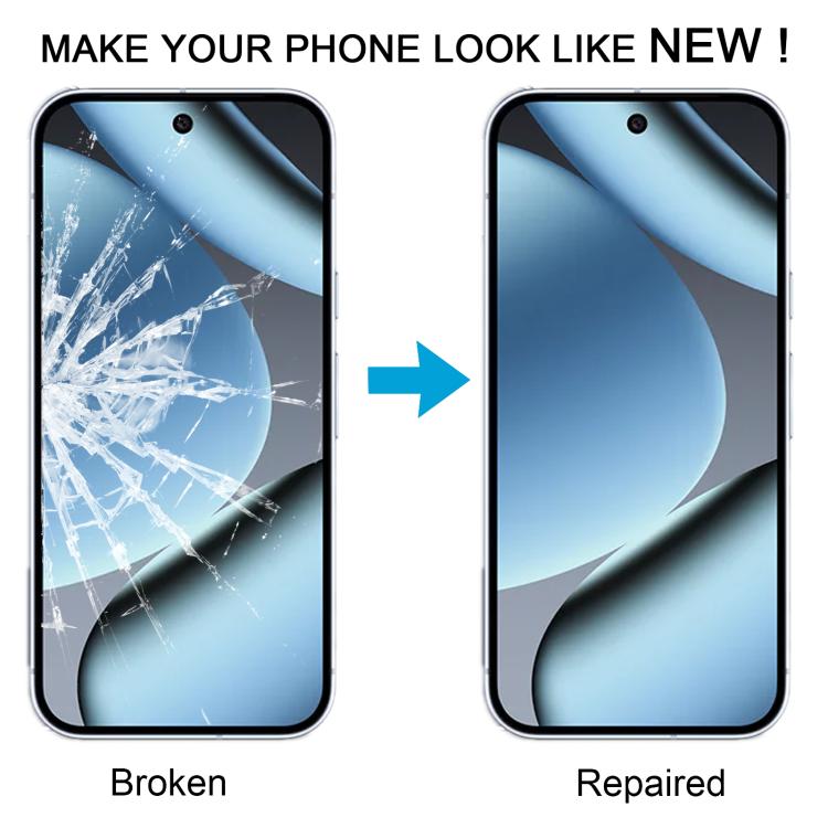For Google Pixel 10 Pro 5pcs Front Screen Outer Glass Lens with OCA Optically Clear Adhesive